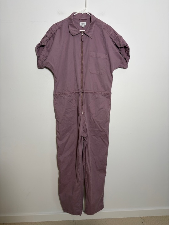 pistola Pants - Pistola Mauve One-Piece Jumpsuit with Front Zip - Large